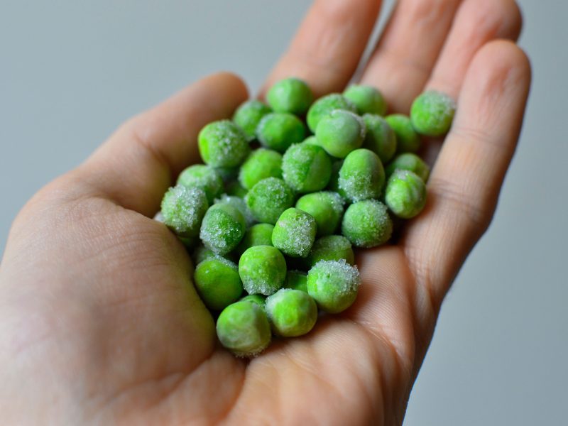Comment bien congeler des petits pois frais ?